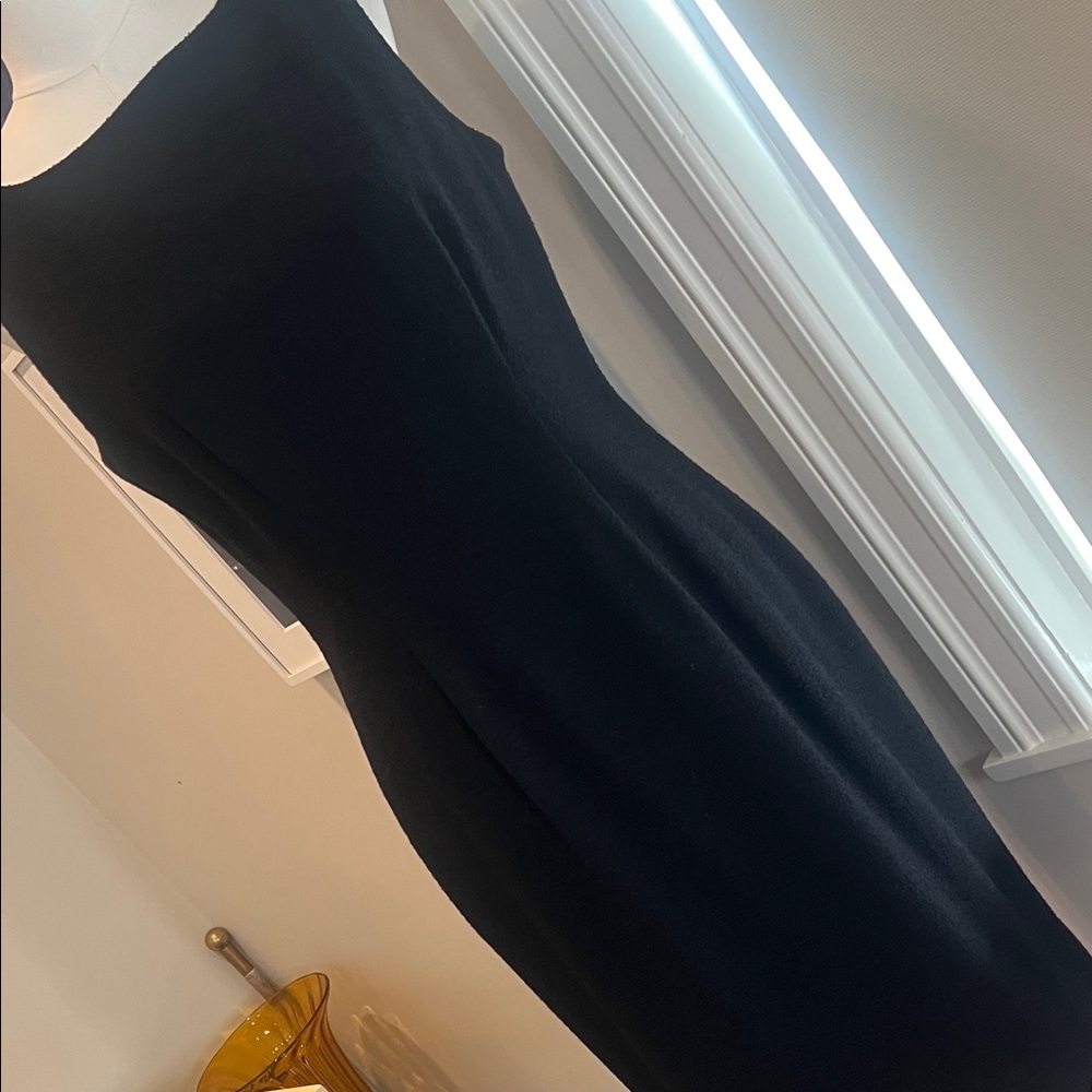 Doncaster Classic Black Midi Dress